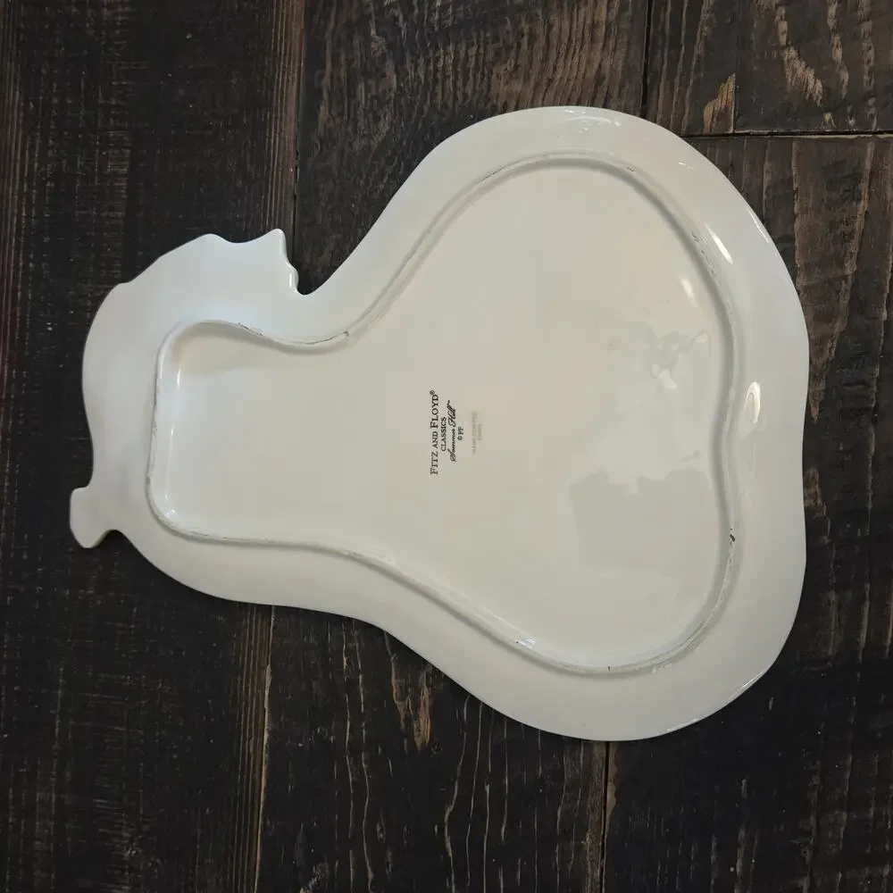 Fitz and Floyd Discontinued Sommer Hill Pear Cheese Tray